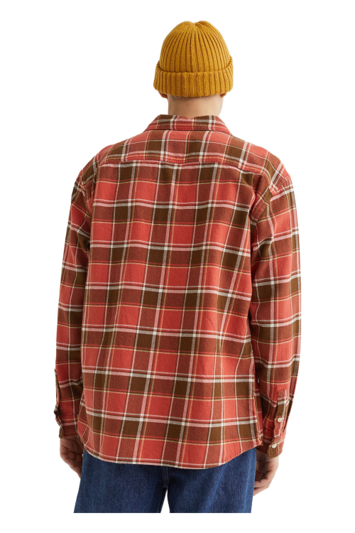 Relaxed Fit Plaid Flannel Shirt